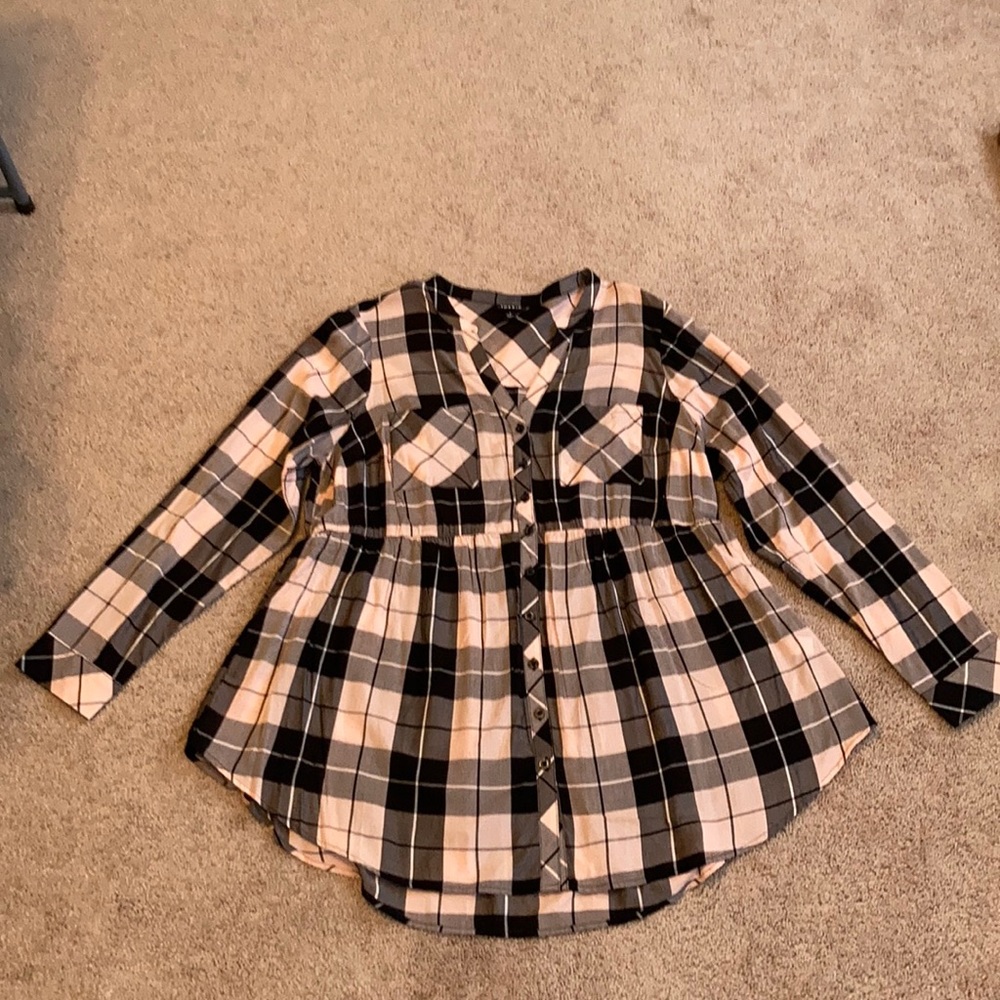 Plaid long sleeve